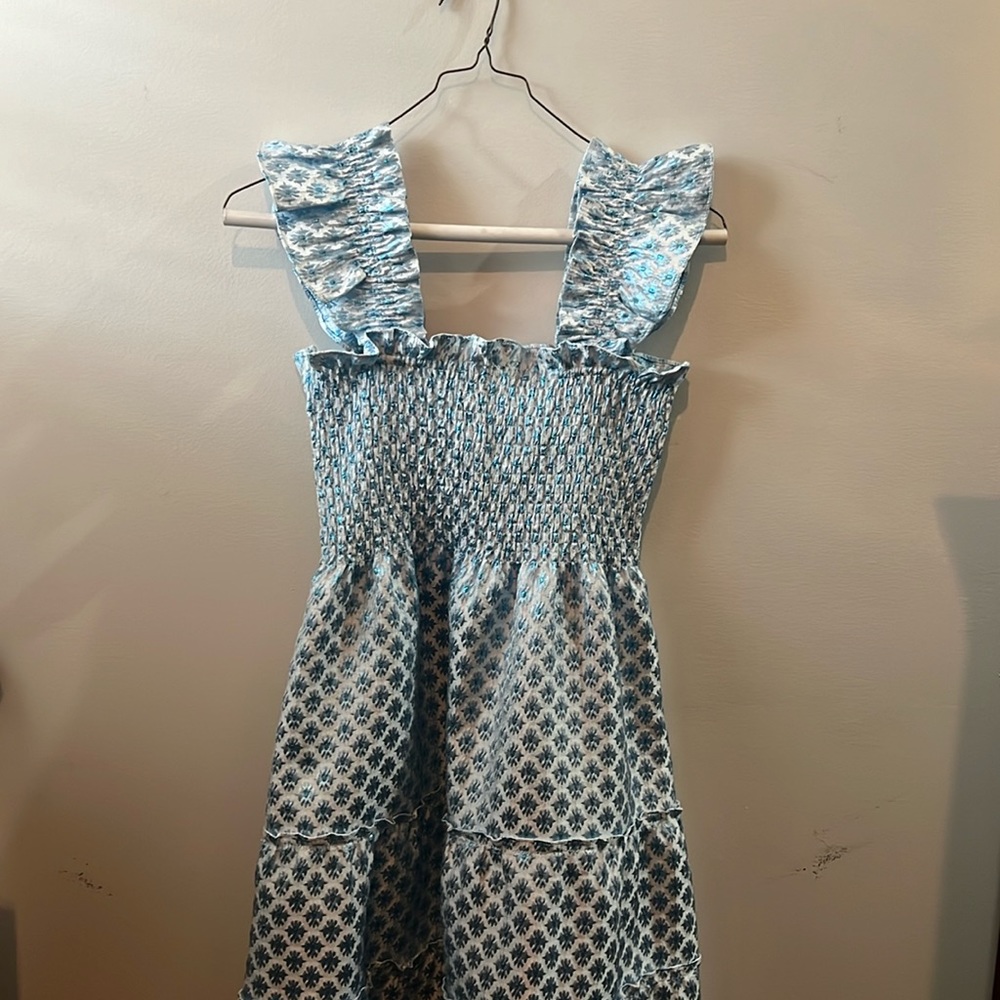 Dressy, blue nap dress!